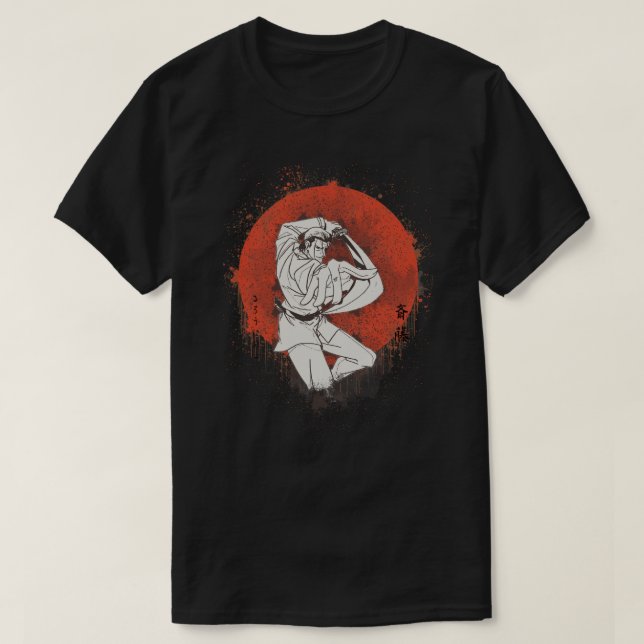 Rurouni Kenshin Saito Hajime JAPAN SUN T-Shirt (Design Front)
