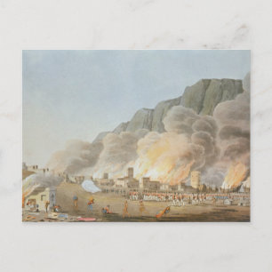 Rus ul Khyma from the SW and the situation of the Postcard