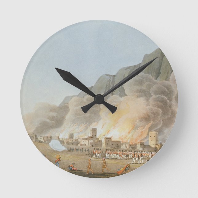 Rus ul Khyma from the SW and the situation of the Round Clock (Front)