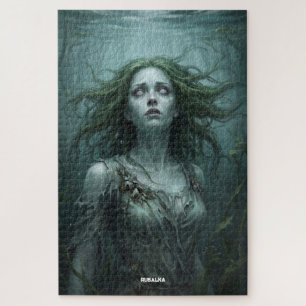 Rusalka Floating in Stagnant Pond Jigsaw Puzzle