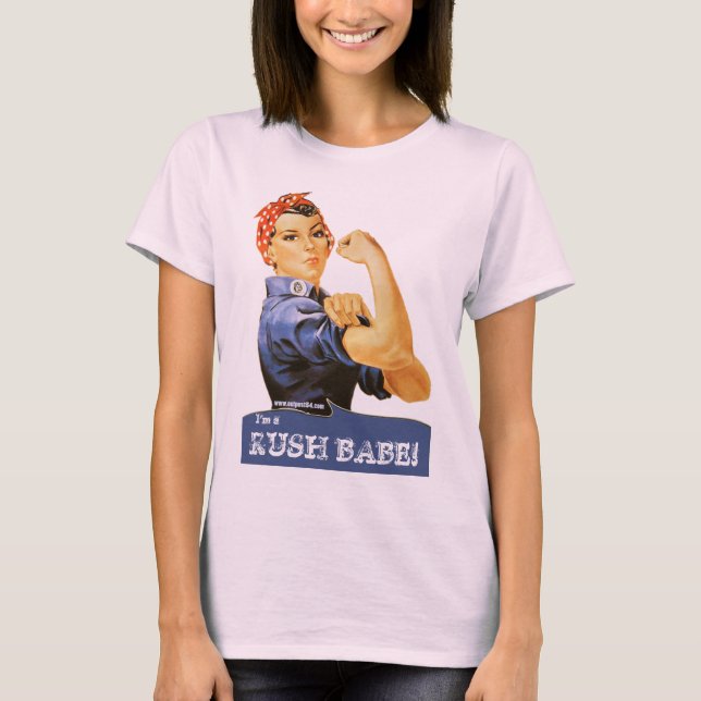 RUSH BABE! T-Shirt (Front)