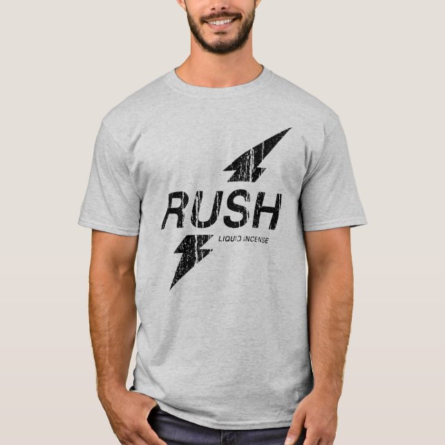 Rush Black T-Shirt (Front)
