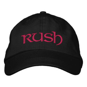 Rush cap for the new greeks/diy font+colour