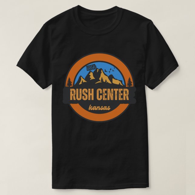 Rush Centre, Kansas T-Shirt (Design Front)