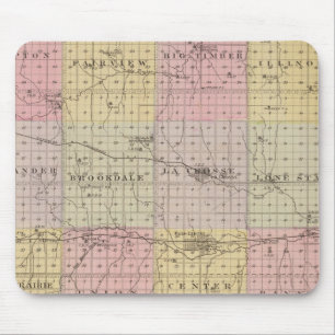 Rush County, Kansas Mouse Pad
