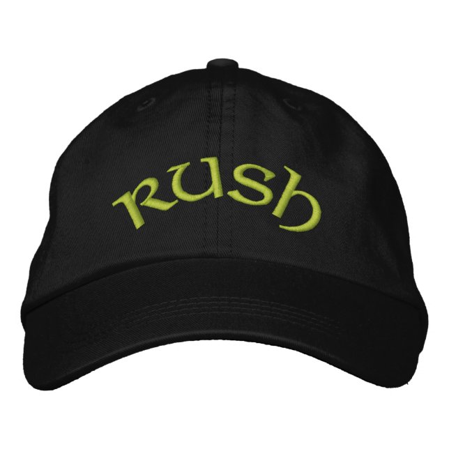 Rush... Embroidered Hat (Front)