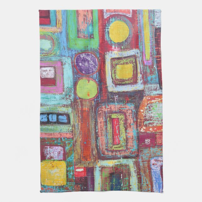 Rush Hour Kitchen Towel (Vertical)