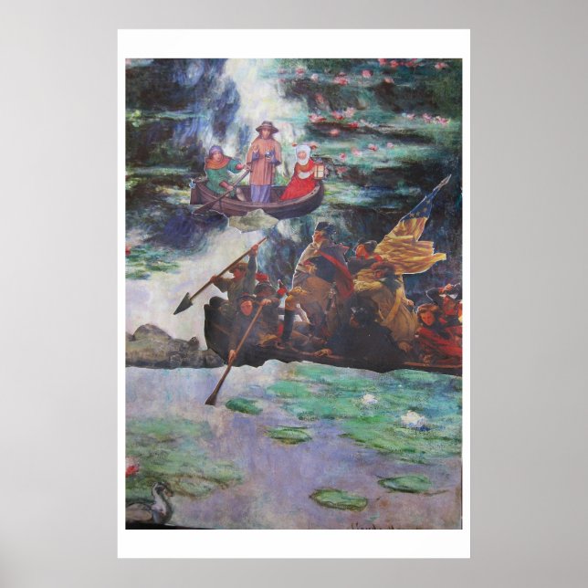 Rush Hour Traffic - collage art Poster (Front)
