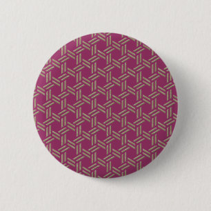 rush mat 6 cm round badge