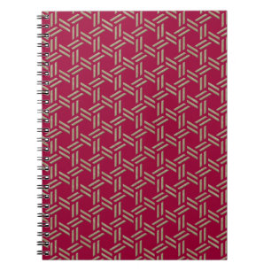 rush mat spiral notebook