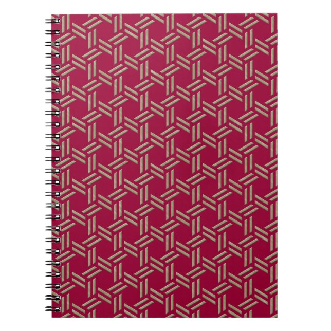rush mat spiral notebook (Front)