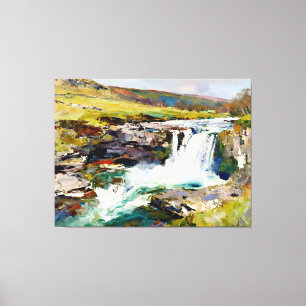 "Rush of the Dales" – A Yorkshire Landscape Canvas Print