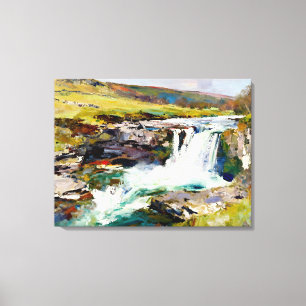 "Rush of the Dales" – A Yorkshire Landscape Canvas Print