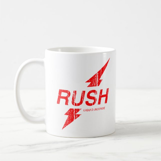 Rush Red Coffee Mug (Left)