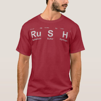 Rush RuSH Periodic Table Elements T-Shirt
