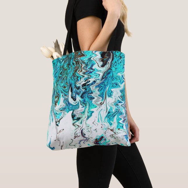 Rushing Sea..... Tote Bag (Close Up)