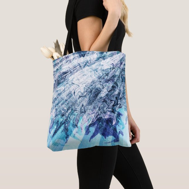 Rushing Sea..... Tote Bag (Close Up)