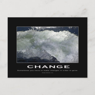 Rushing Water Motivational Postcards