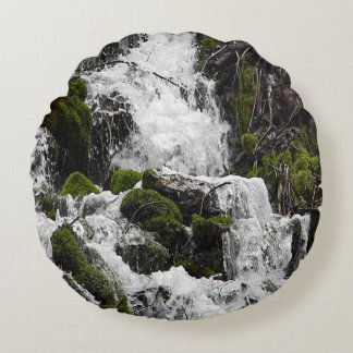 Rushing waters...... round cushion