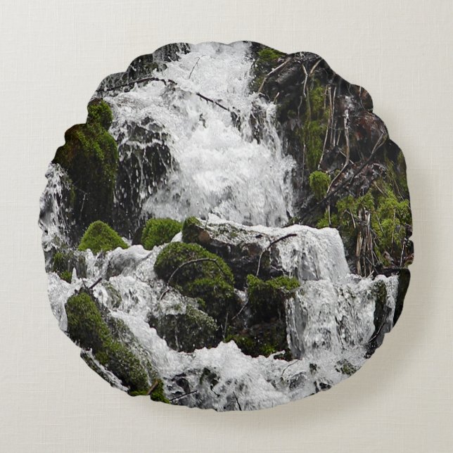 Rushing  waters...... round cushion (Front)
