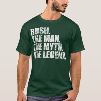 RushRush Family name Rush last Name Rush Surname R T-Shirt