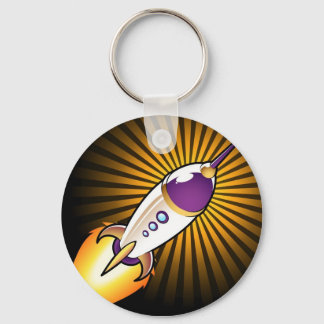 Rushville-Industry Rockets Keychain #1