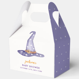 Rusitc Star Little Boo Witch Hat Baby Shower Favour Box