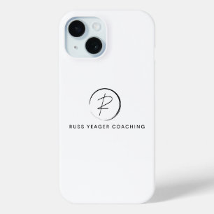 Russ Yeager Coaching Signature Logo iPhone 15 Case