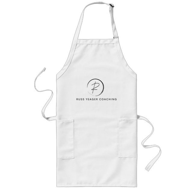 Russ Yeager Coaching Signature Logo Long Apron (Front)