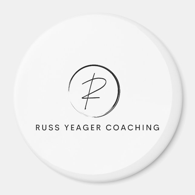 Russ Yeager Coaching Signature Logo Magnet (Front)