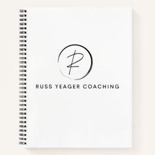 Russ Yeager Coaching Signature Logo Notebook
