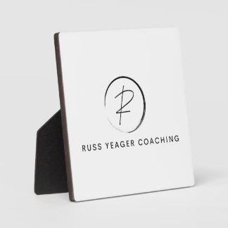 Russ Yeager Coaching Signature Logo Plaque