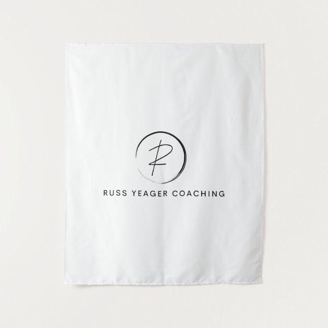 Russ Yeager Coaching Signature Logo Tapestry (Front)