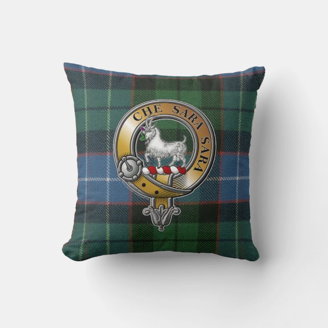 Russell Tartan & Badge Cushion (Front)