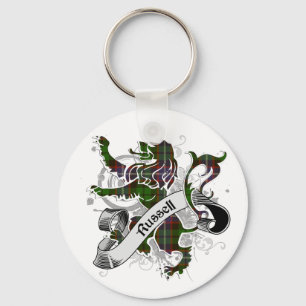 Russell Tartan Lion Key Ring