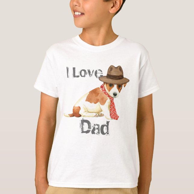 Russell Terrier Dad T-Shirt (Front)