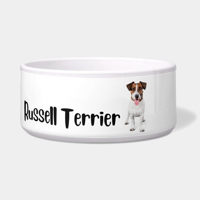 Russell Terrier - dog breed bowl (Front)