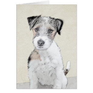 Russell Terrier Rough Painting - Original Dog Art