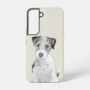 Russell Terrier Rough Painting - Original Dog Art Samsung Galaxy Case