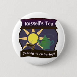 Russell's Tea 6 Cm Round Badge