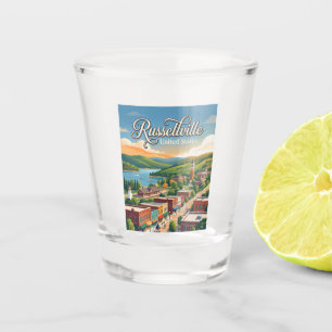 Russellville, Arkansas Arkansas Shot Glass