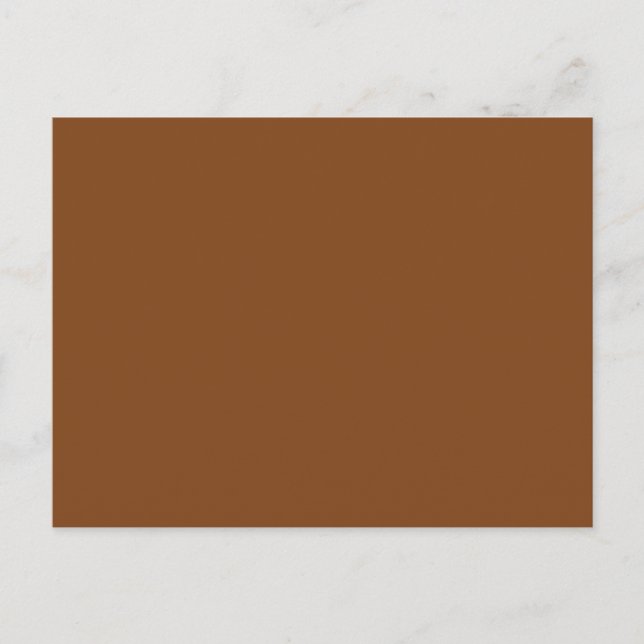 Russet Brown Postcard (Front)