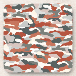 Russet Camouflage Coaster