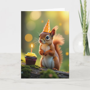 Russet Creature Birthday Card