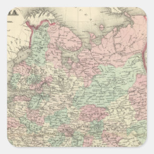 Russia 11 square sticker