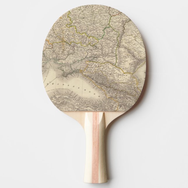 Russia and Europe 3 Ping Pong Paddle (Front)