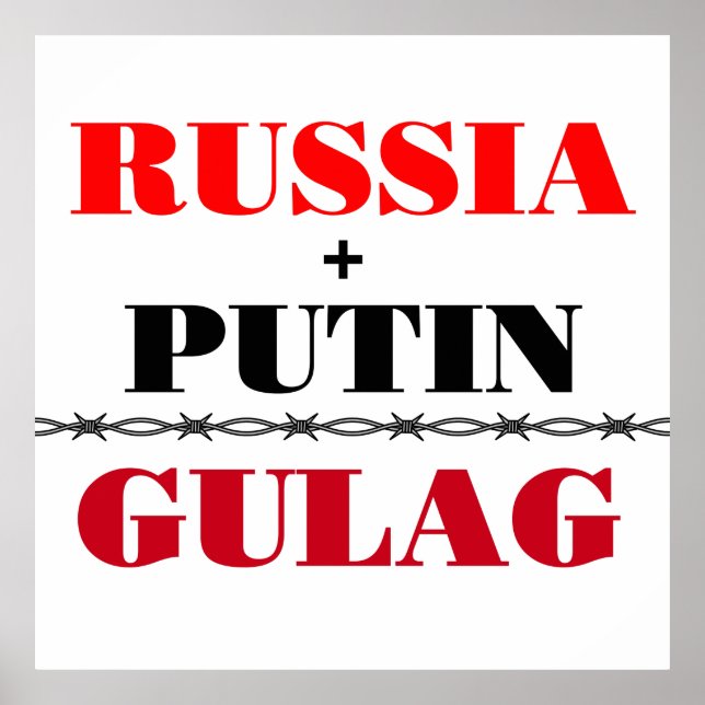 Russia and Putin Poster (Front)