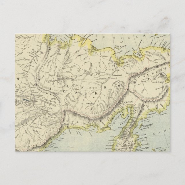 Russia and Siberia Postcard (Front)