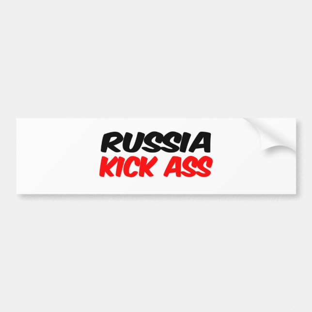 RUSSIA BUMPER STICKER (Front)