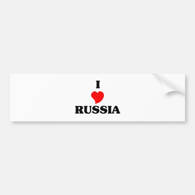 RUSSIA BUMPER STICKER (Front)